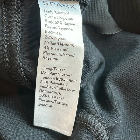 NEW - SPANX The Perfect Pant Skinny Ankle Ponte Black 20202T - Picture 13 of 17